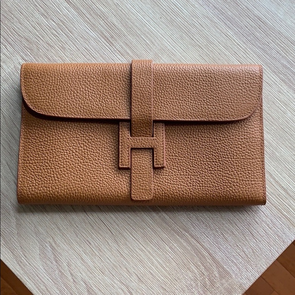 Leather H wallet